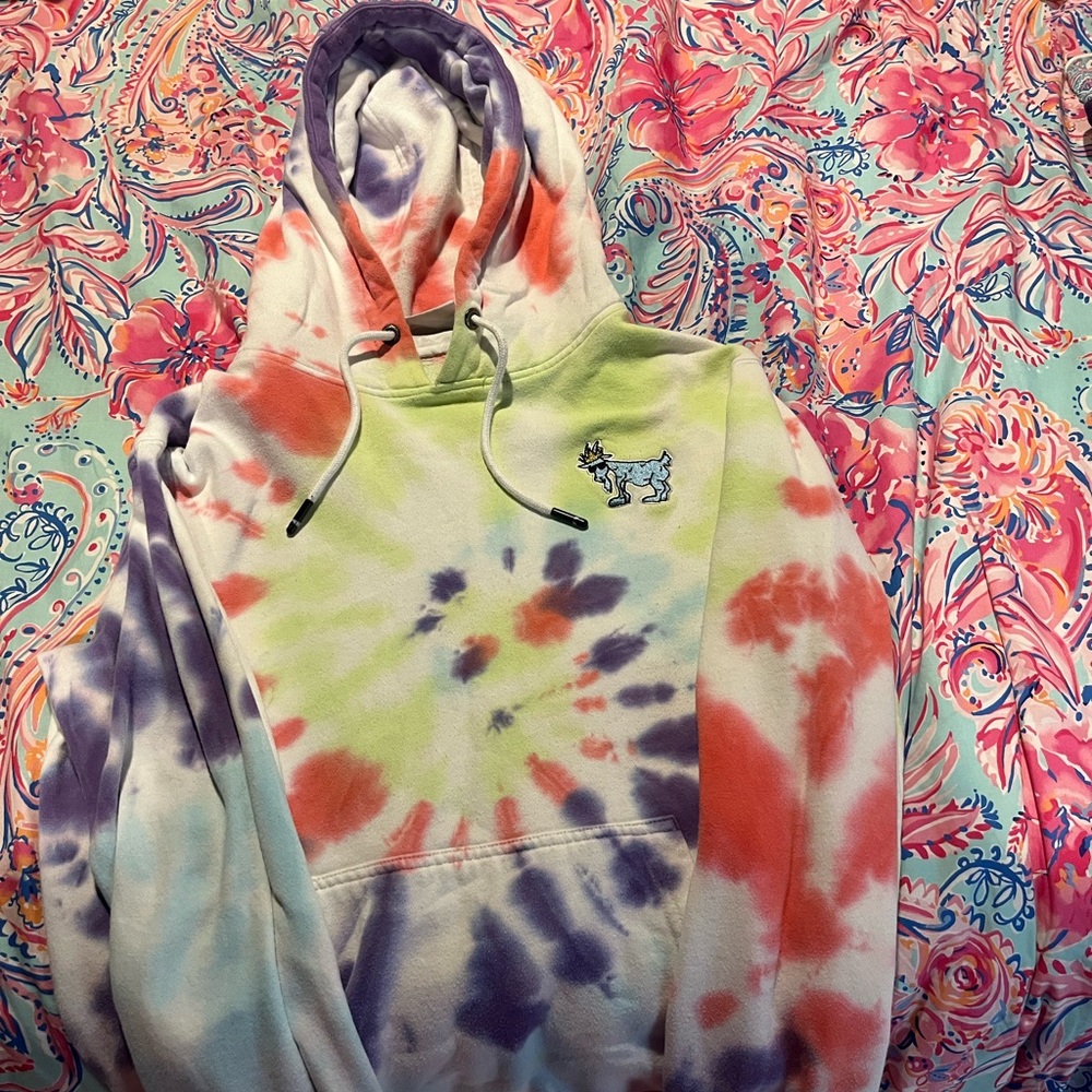 GOAT USA TYE DYE HOODIE